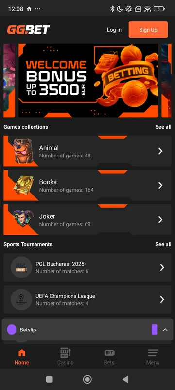 GGBet Casino dla urządzeń mobilnych